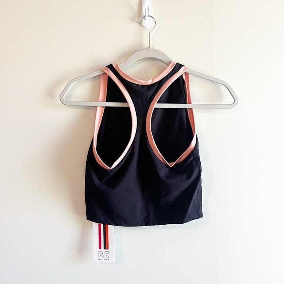 NWT PE Nation Matchplay Long Line Sports Bra in black size Small - Picture 5 of 7